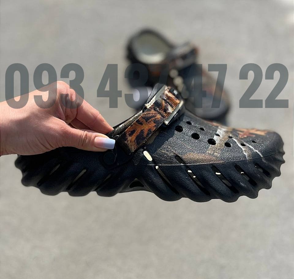 Чоловічі Крокси Сабо Crocs ECHO CLOG Realtree Bone/Black Crocs Crocs