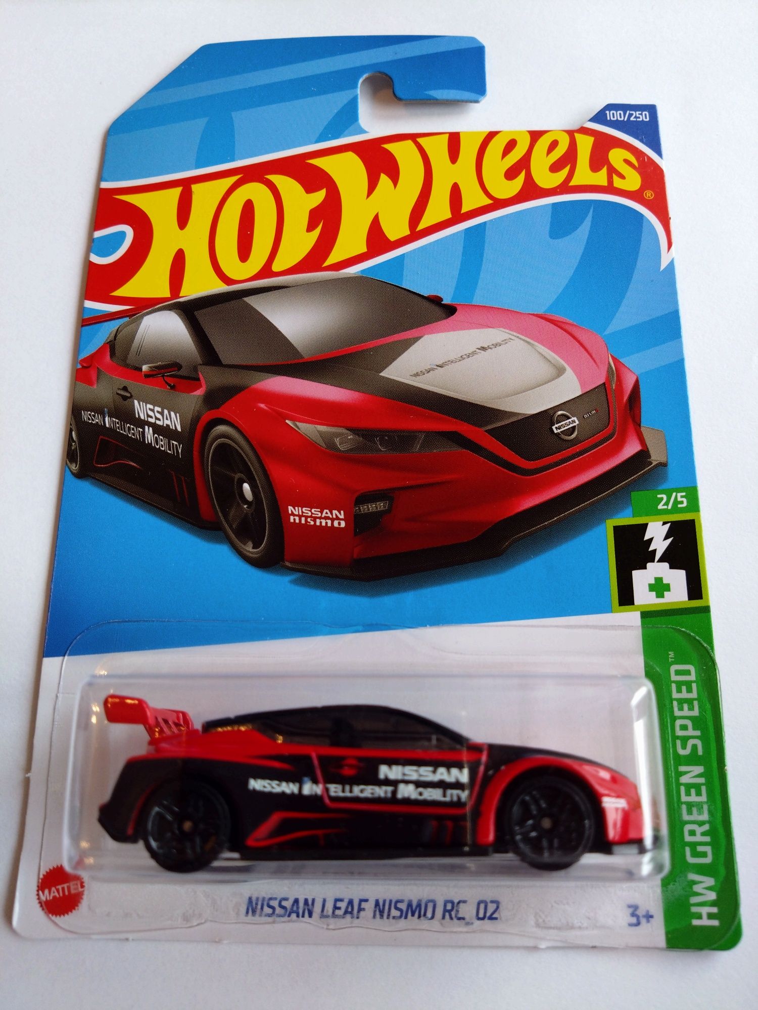 Hot Wheels Nissan Leaf Nismo RC_02 Long Card