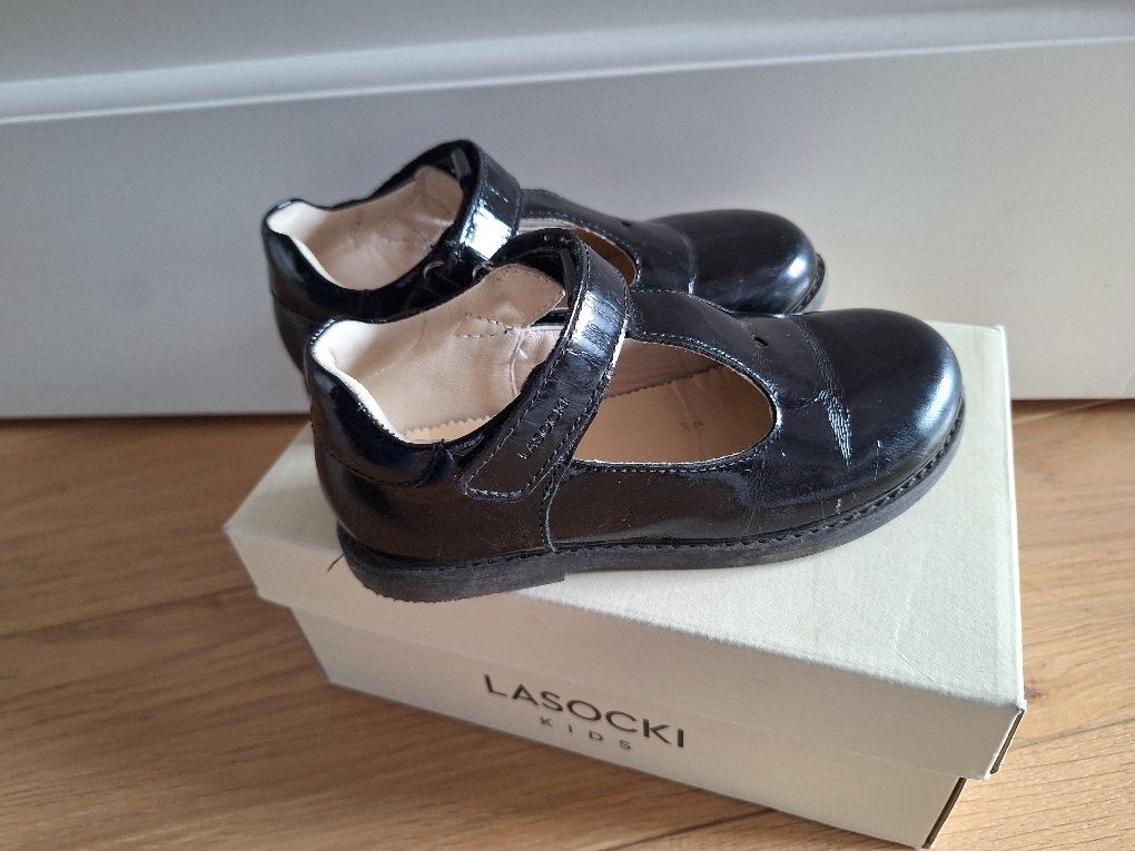 Lasocki kids półbuty baleriny skorzane 28