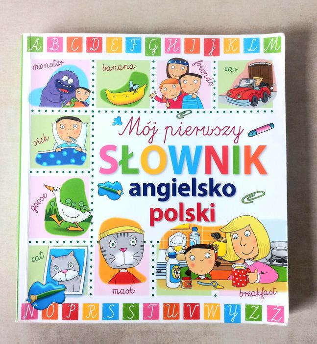STAN BDB! Ponad 1000 haseł! Mój pierwszy SŁOWNIK polsko-angielski