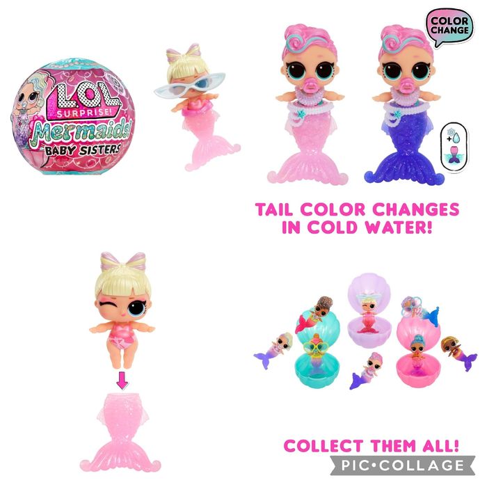 Ориг Lol surprise mermaids лол сюрприз tots ball kitty русалка