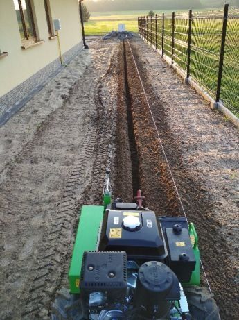 Usługi glebogryzarką - prace ziemne, przekopywanie działek, ogrodów.