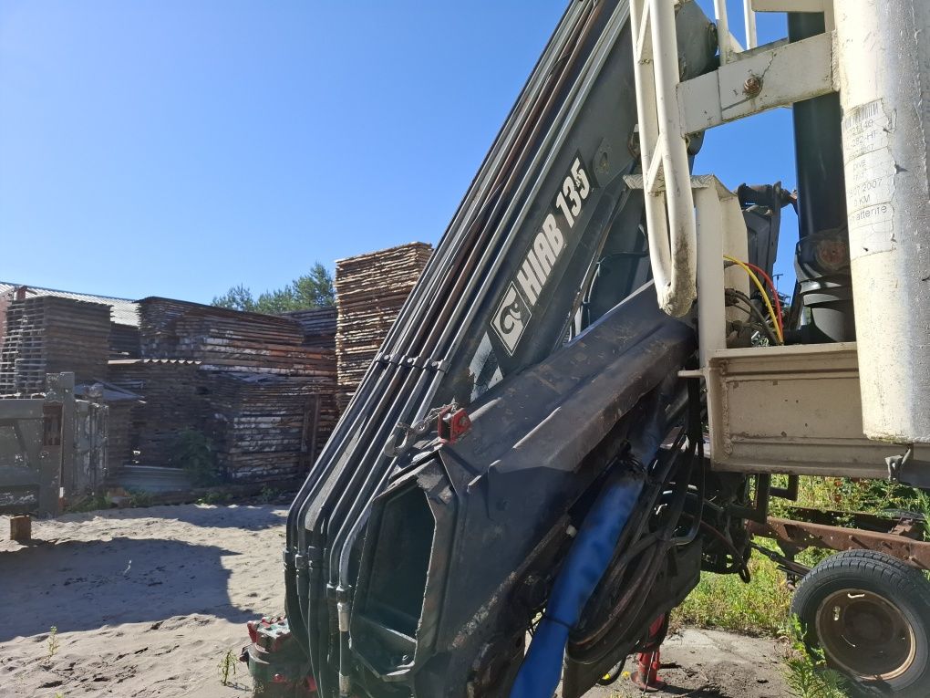 Hiab 135 Z 6ton pilot podest hds dźwig żuraw