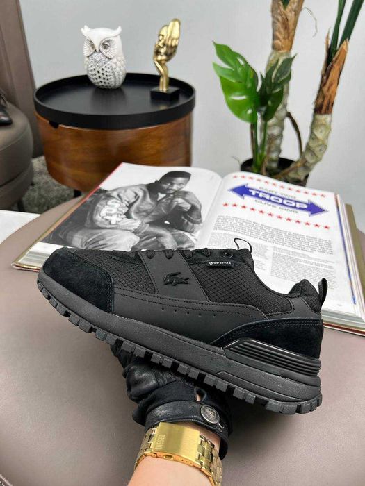 Чоловічі кросівки лакоста Lacoste Urban Breaker GTX All Black [41-46]