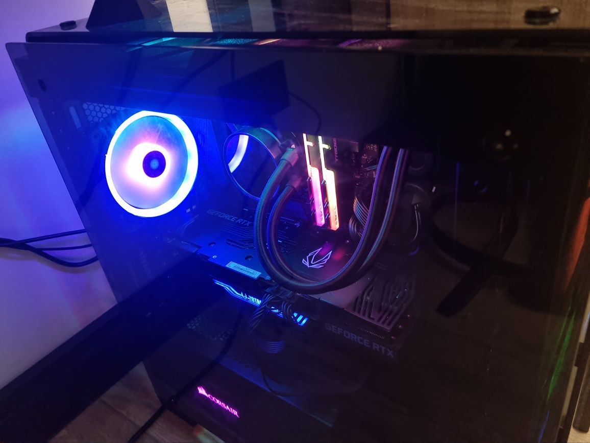 Komputer 32gb RGB 4k rtx 3090 gaming ryzen 5700x gwarancja