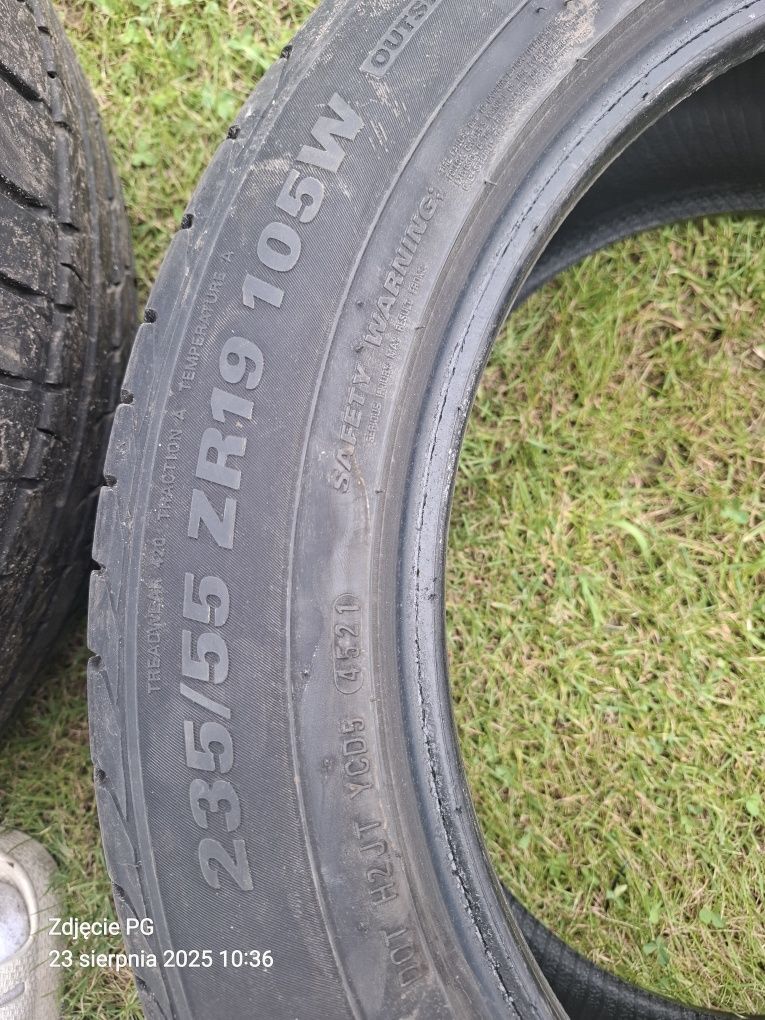 Opony letnie R19 235/55