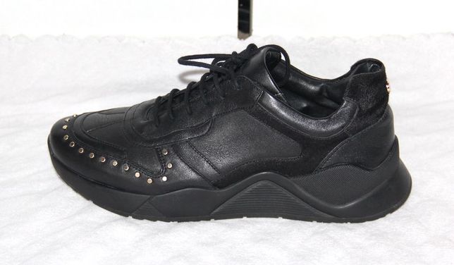 OCHNIK skóra bydlęca czarne sneakersy 39 skórzane buty sportowe