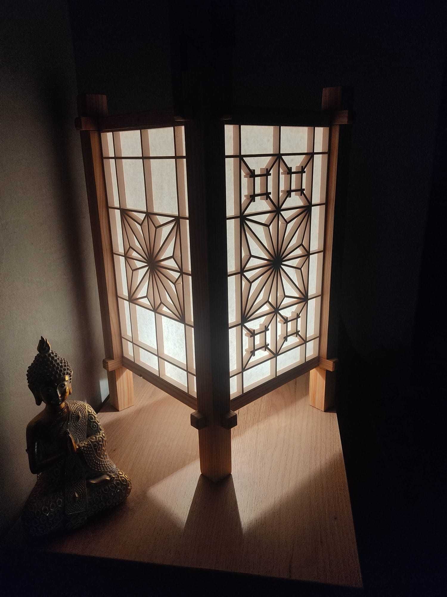 Lampki w japońskim stylu -Kumiko