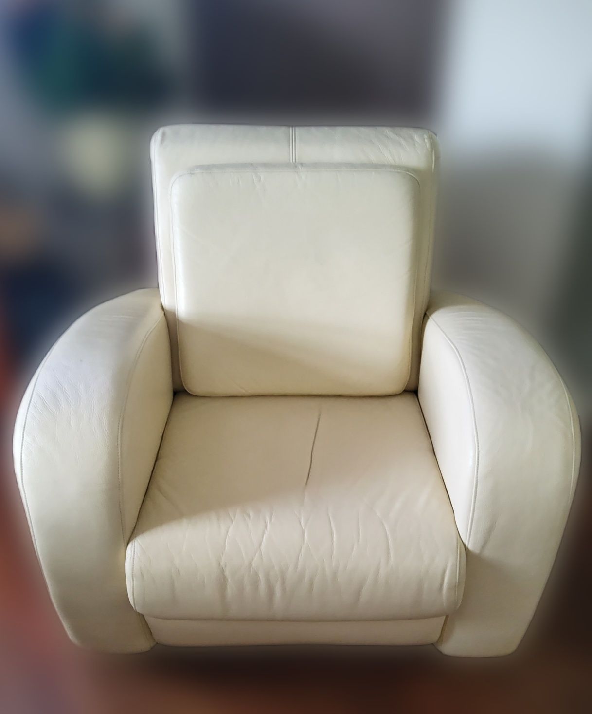 Kanapa-Sofa-Fotel-Skóra, Komplet 3+2+1 skórzany