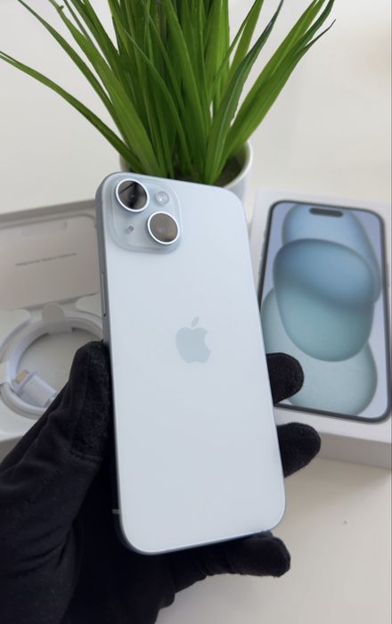 Iphone 15 128gb blue Идеал Neverlock