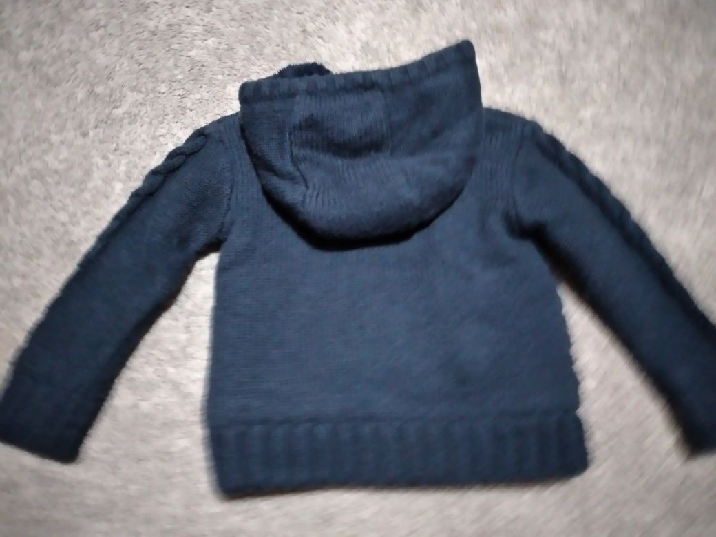 Kurtka Gruby Sweter Bluza rozmiar 92