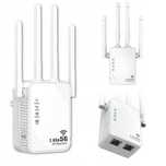 Wzmacniacz sygnału WIFI Repeater LAN RJ-45 1200Mbps Router AP 4 anteny