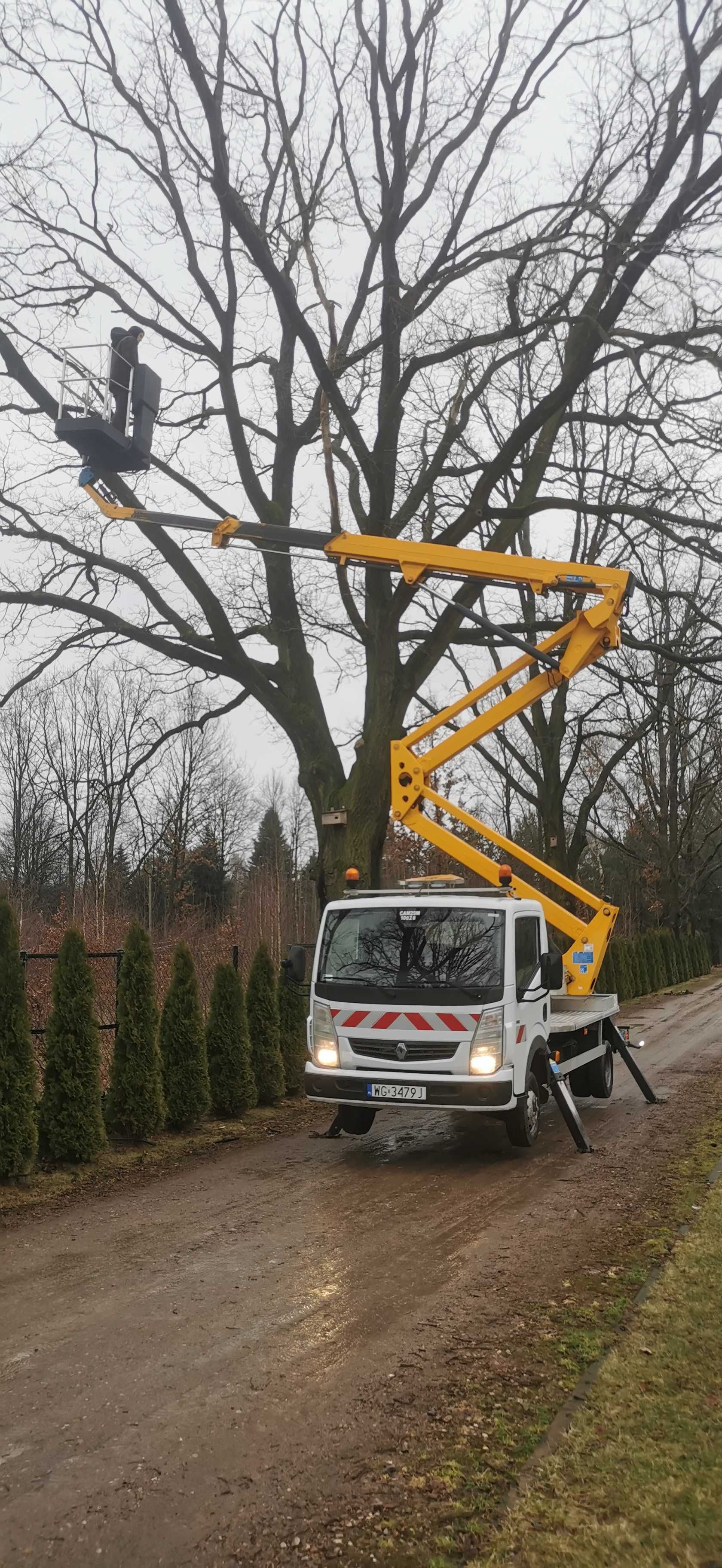 Podnośnik koszowy, wysięgnik, zwyżka, wynajem 24h