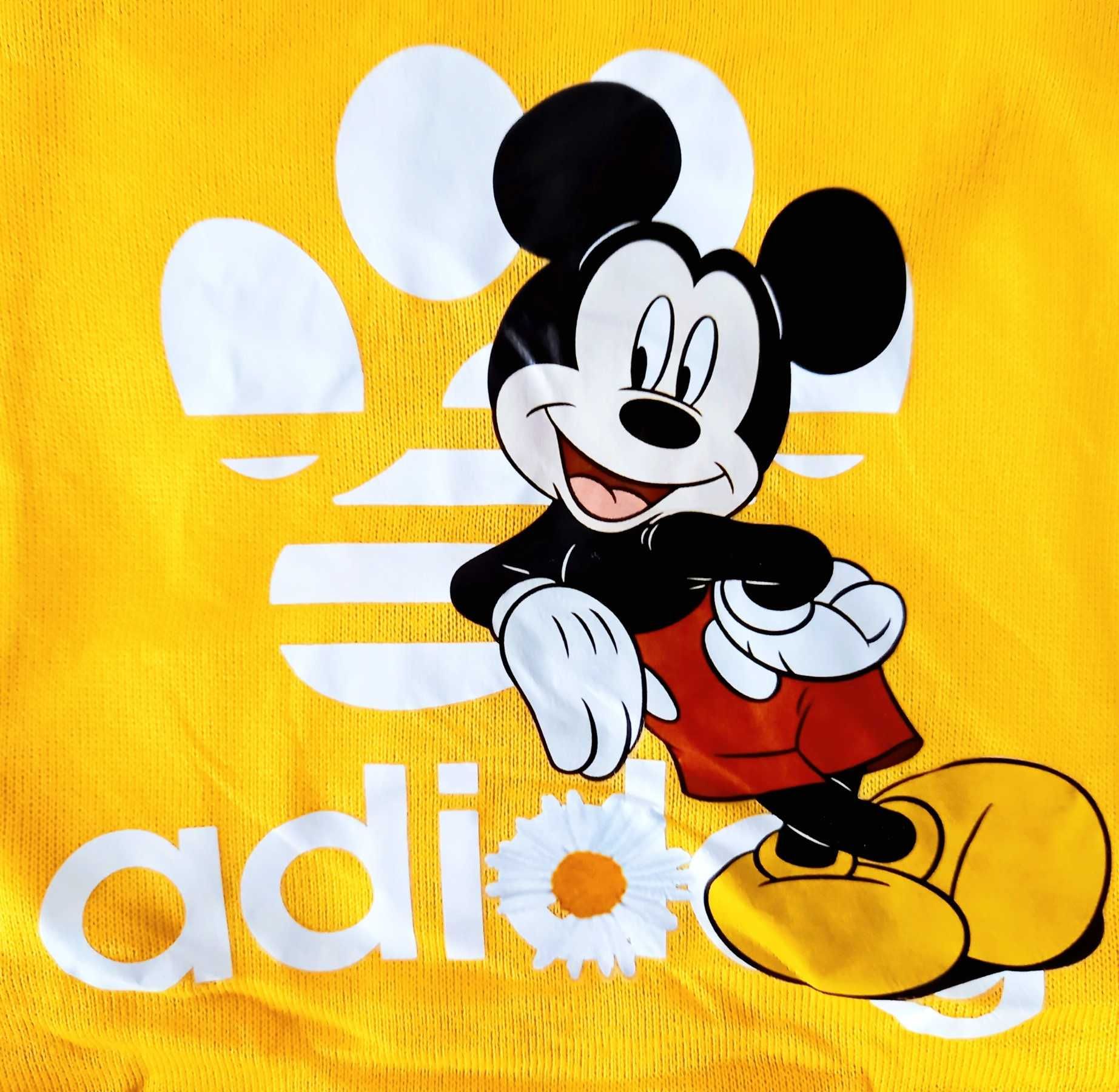 Bluza z kapturem dla psa ubranko Disney Adidog Mickey roz. L