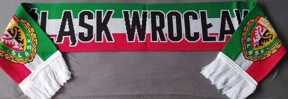 WKS ŚLĄSK WROCŁAW !! Szalik szal sportowy