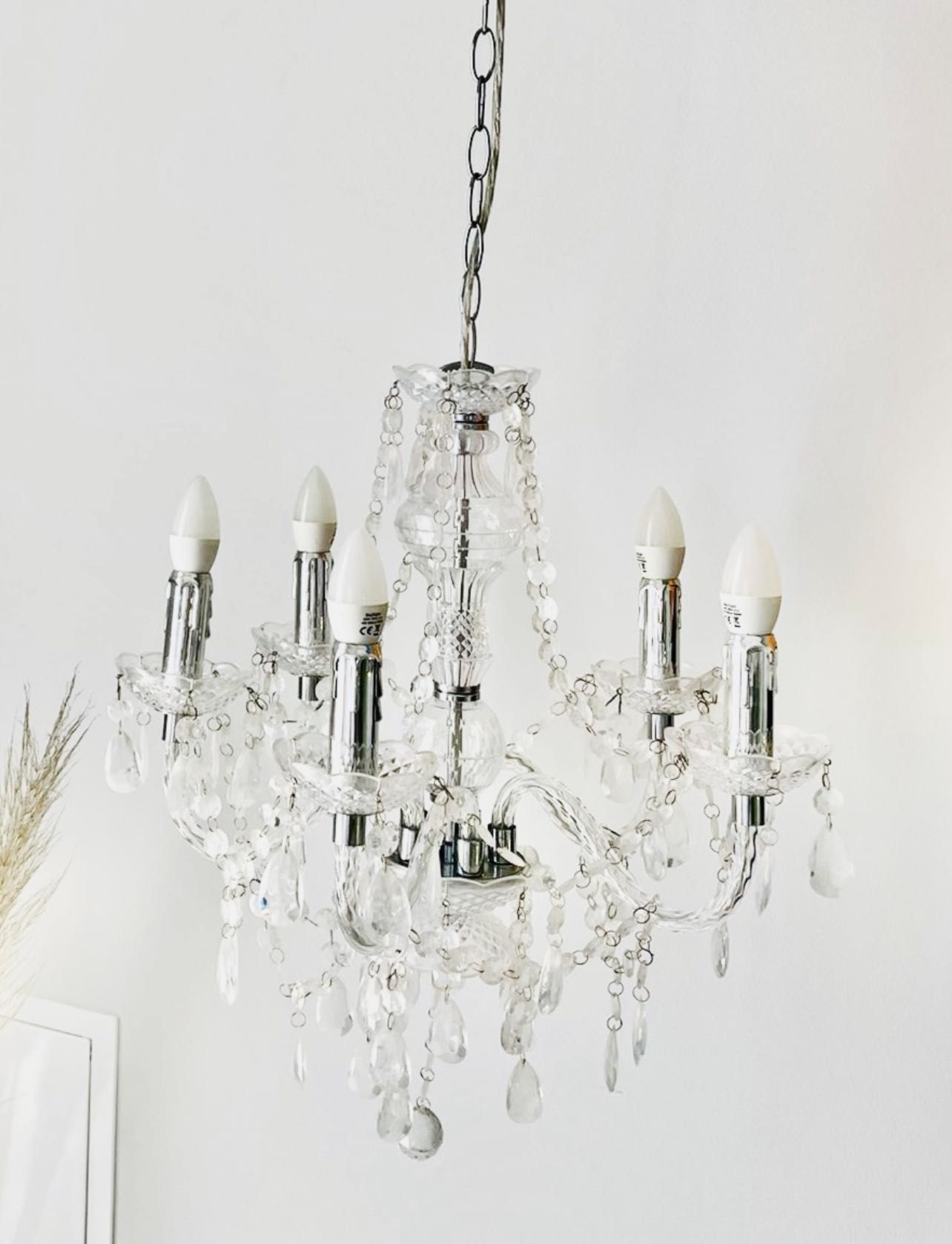 Conjunto de Lustres em Cristal com lâmpadas incluídas!