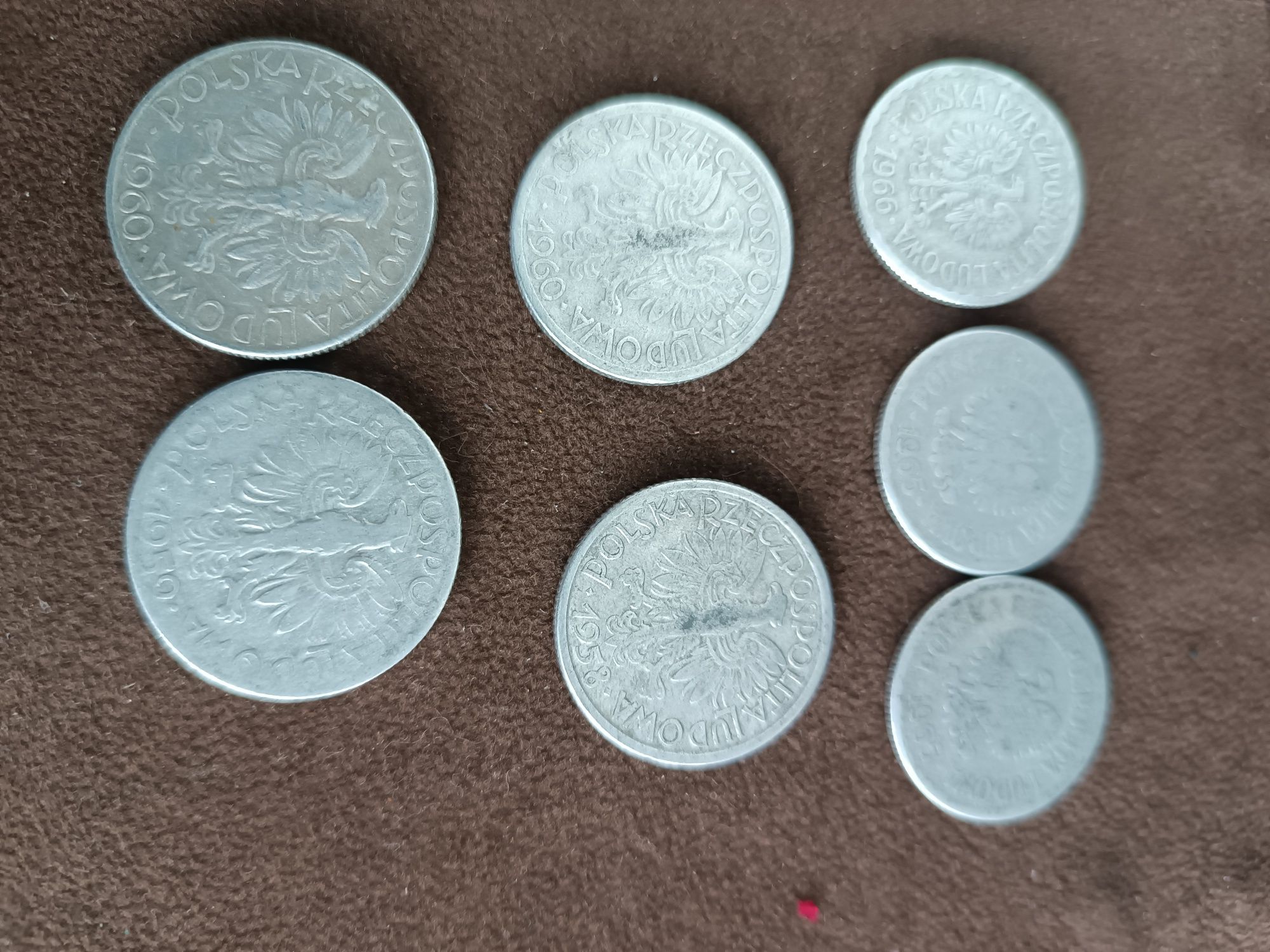 Sprzedam monety polskie stare 1 zł 2zl 5 zl