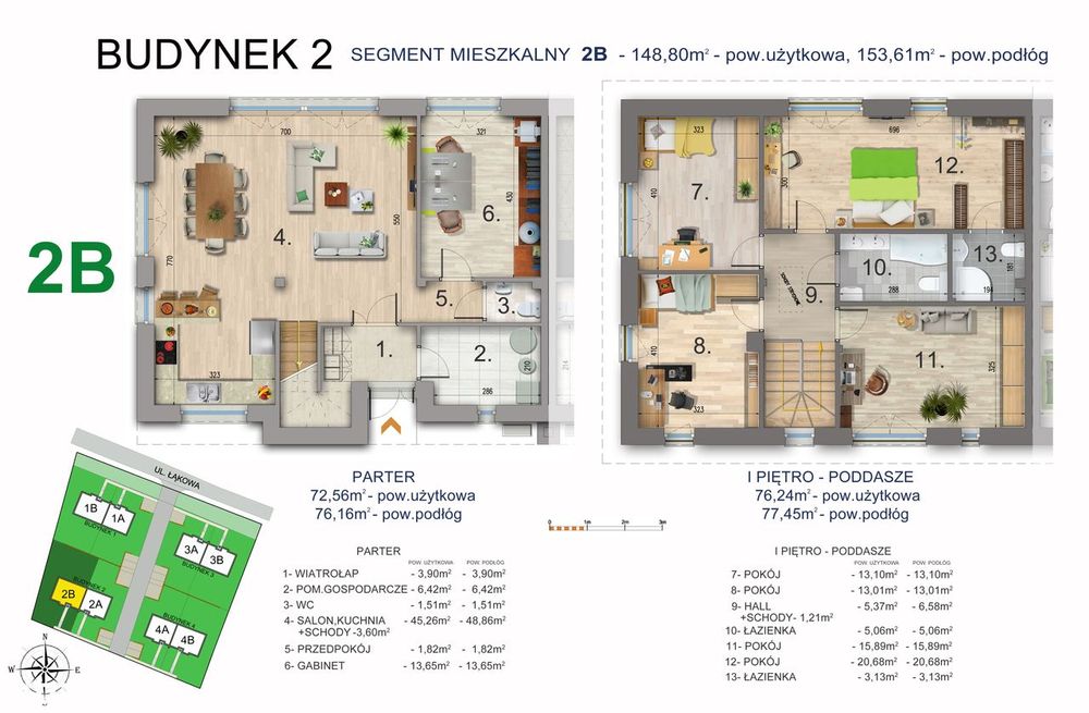 Dom w zabudowie bliźniaczej 148 m2