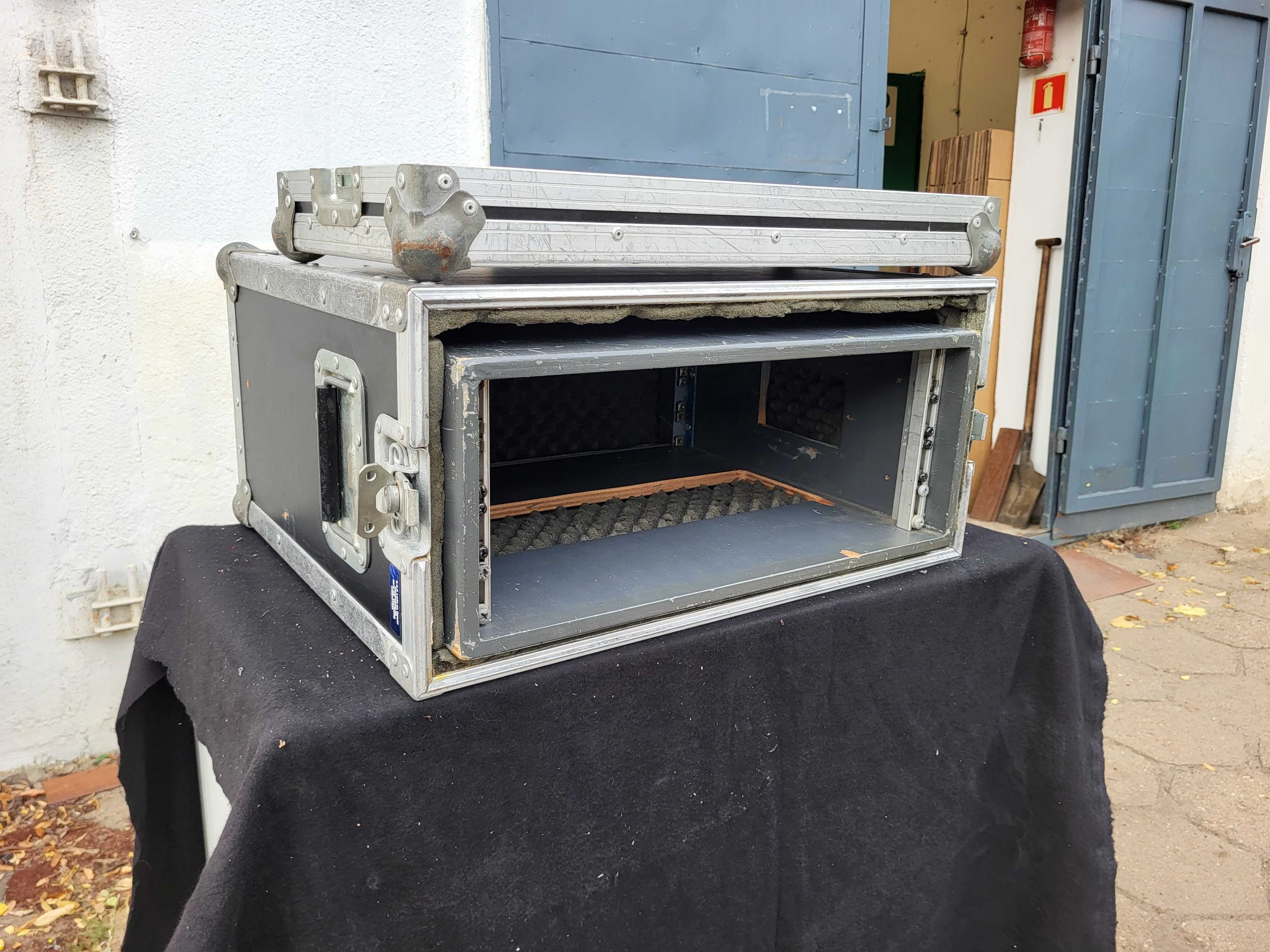 RACK 4U (stelaż) 1x szyna 43cm case flightcase, kejs FAKTURA