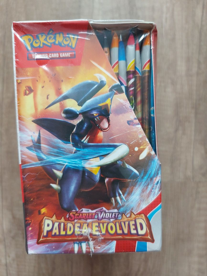 Karty Pokemon Paldea Evolved Mega Box 360 kart Saszetki Nowe