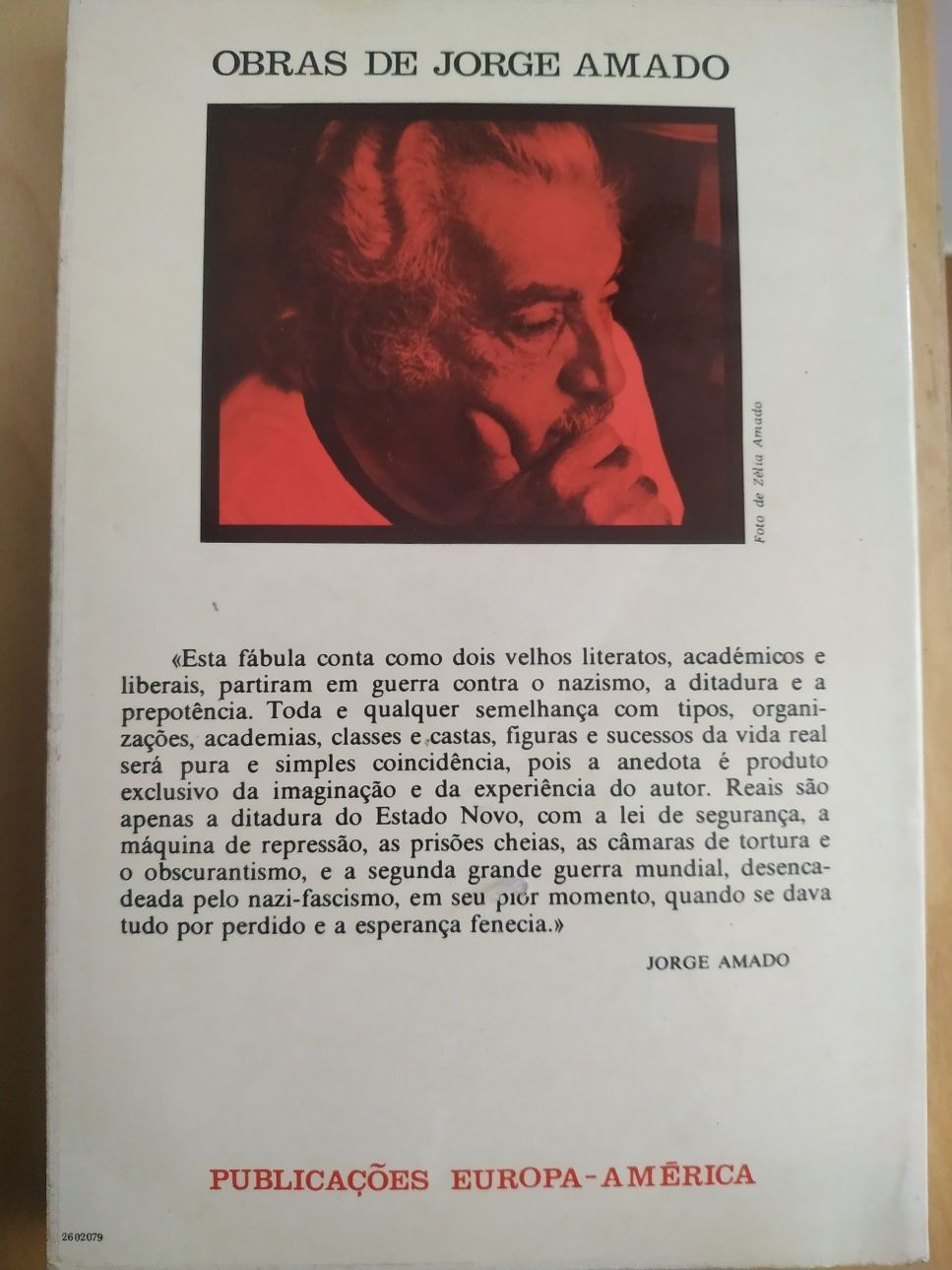 Livro Jorge Amado Farda Fardão Camisola De Dormir