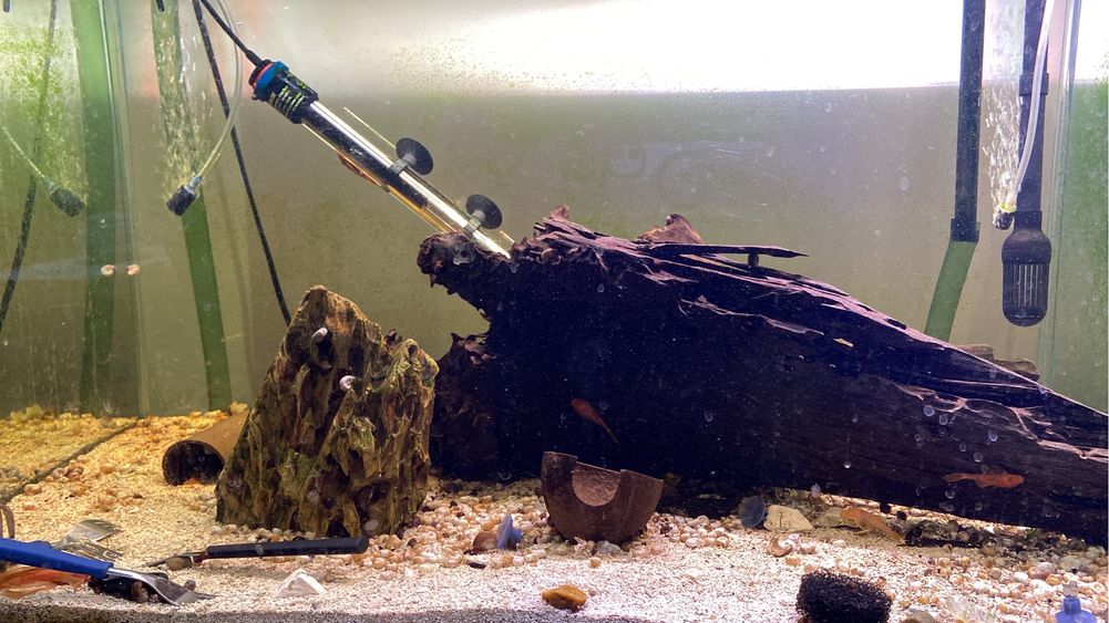 Aquario 200 litros completo com tampa