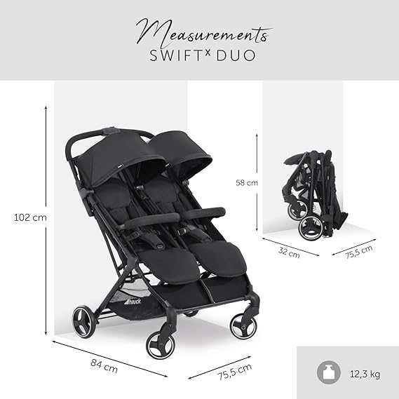 Hauck Podwójny wózek Swift X Duo