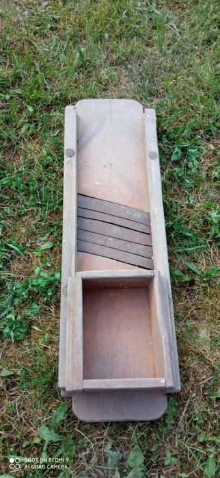 Stara drewniana szatkownica