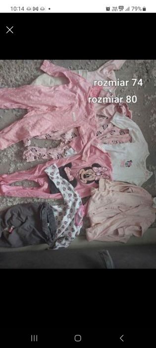 Paczka ubrań dla dziewczynki