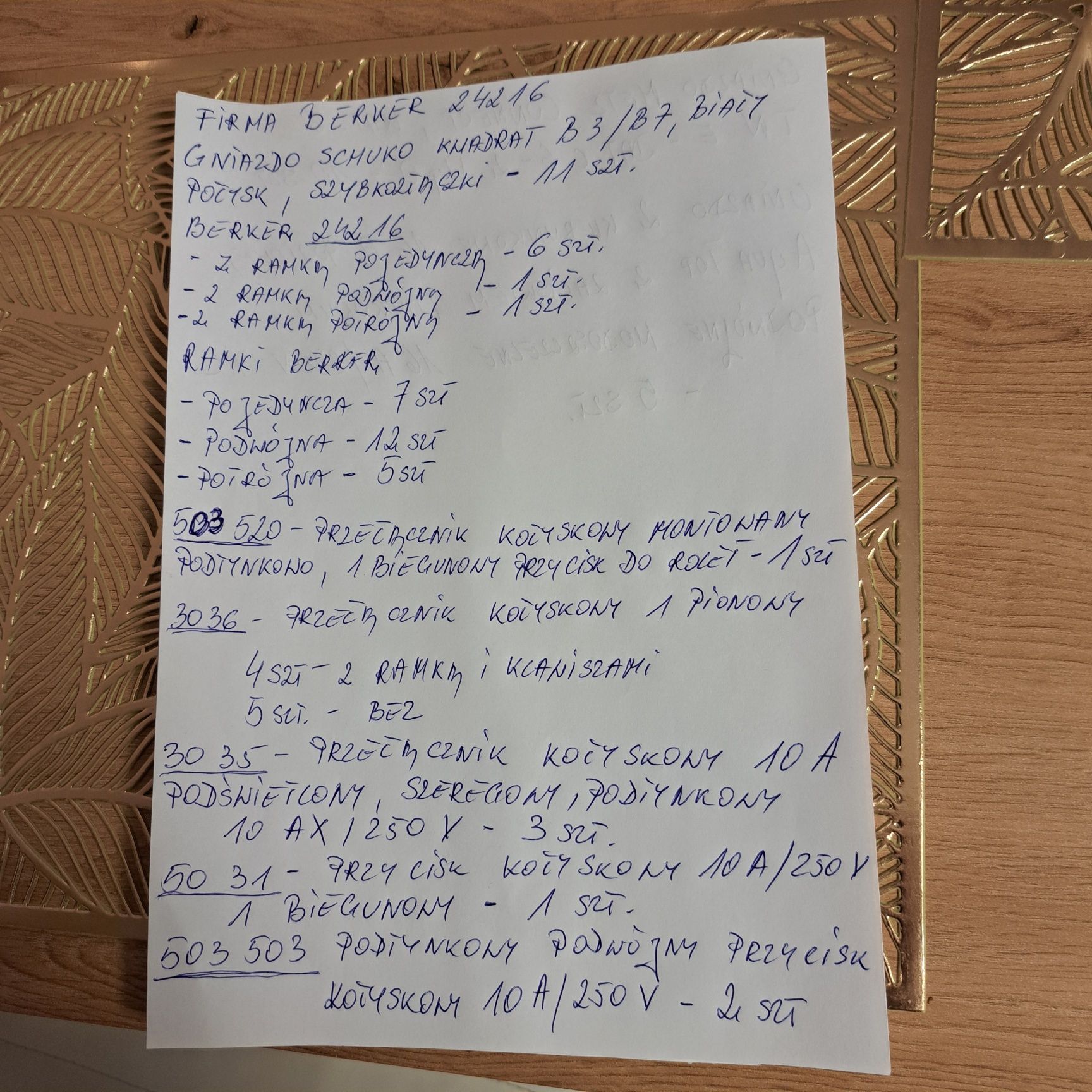 Sprzedam gniazdka ,,ramki firmy Berker  i nie tylko