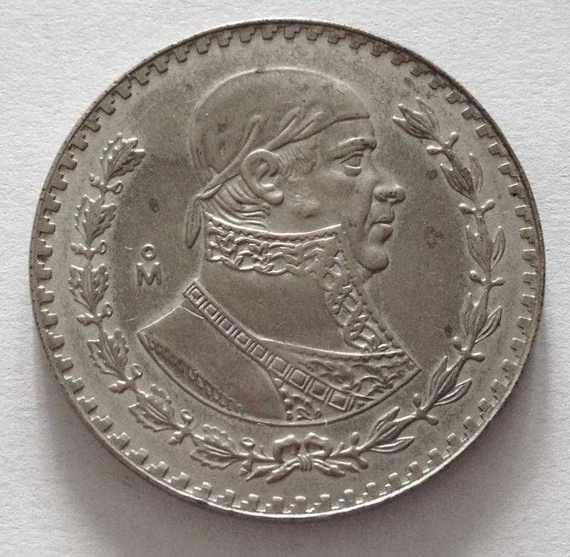 1 песо, 1964 г, Мексика, серебро