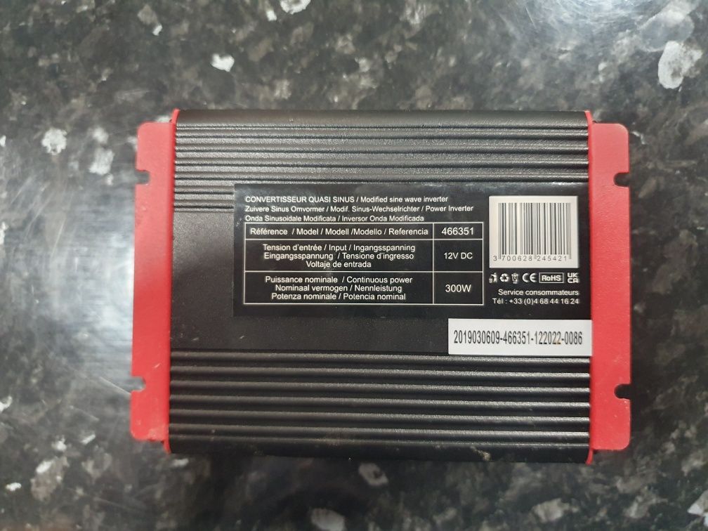 Vendo inversor 300w (NOVO)