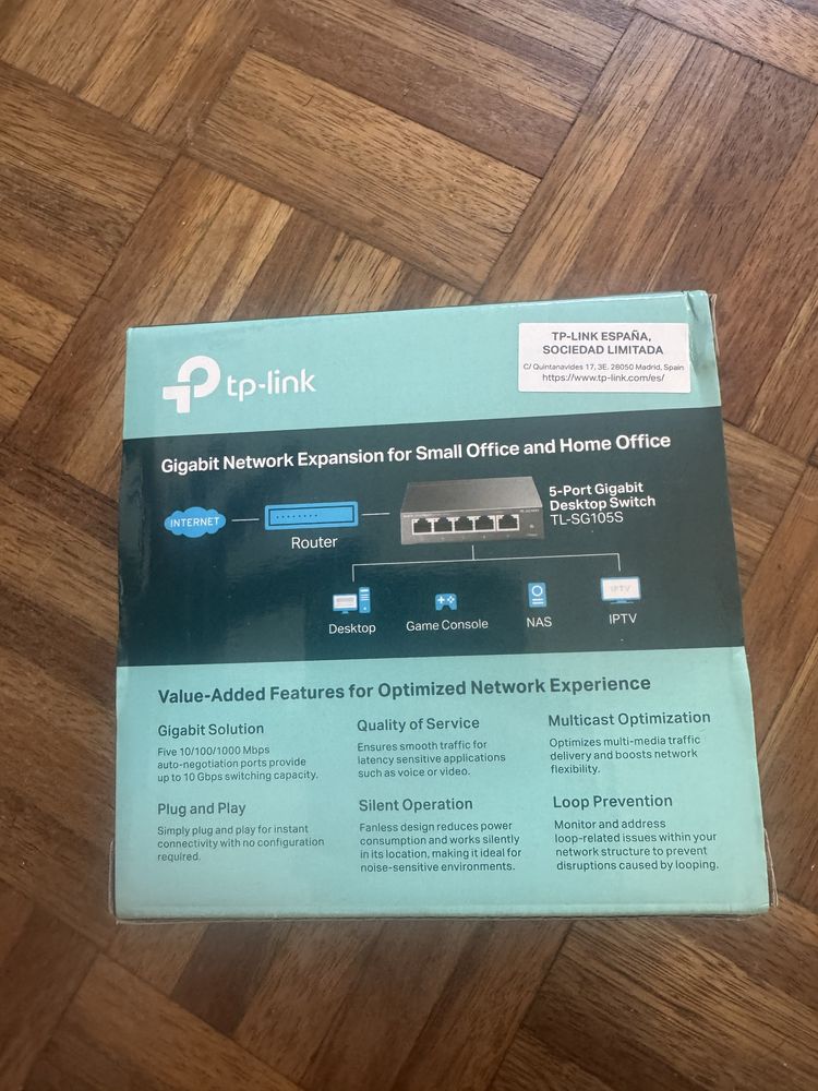 5-Port Gigabit Desktop Switch TL-SG105S