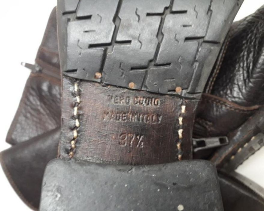 Шкіряні італійські черевики р.37,5-38