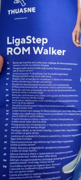 Bota Walker ortopédica articulável M