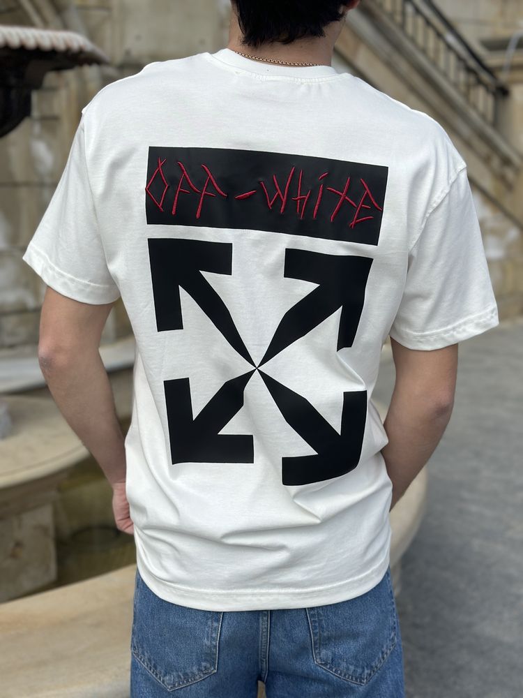 Футболка мужская Off White унисекс качество ТОП S M L XL XXL