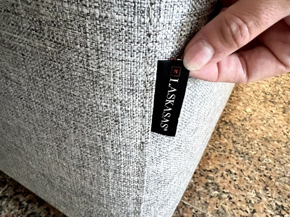 Sofá elegante LASKASAS com canto para 5 pessoas