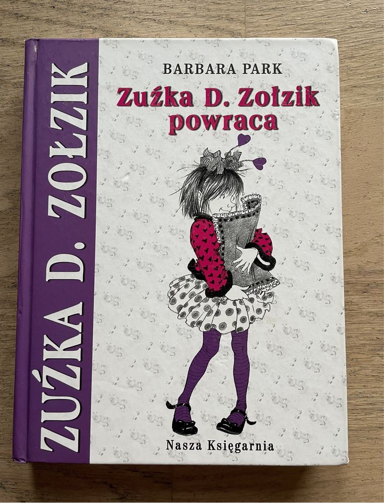 Książka „Zuźka D. Żołzik powraca” - Barbara Park