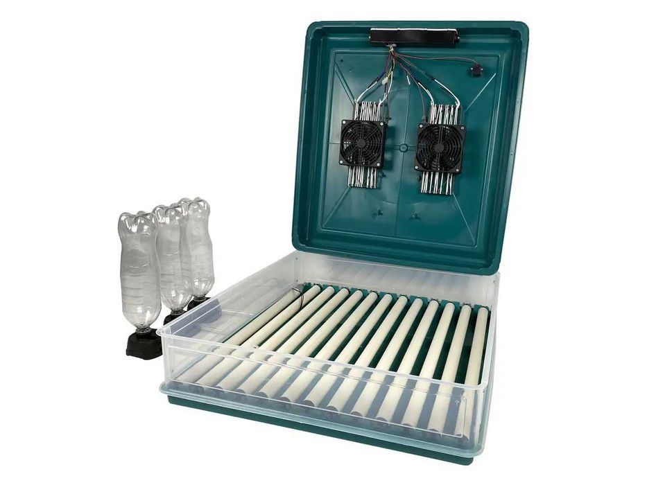 Інкубатор автоматичний ПТАХА 130-G (220/12В) з роликовим  механізмом