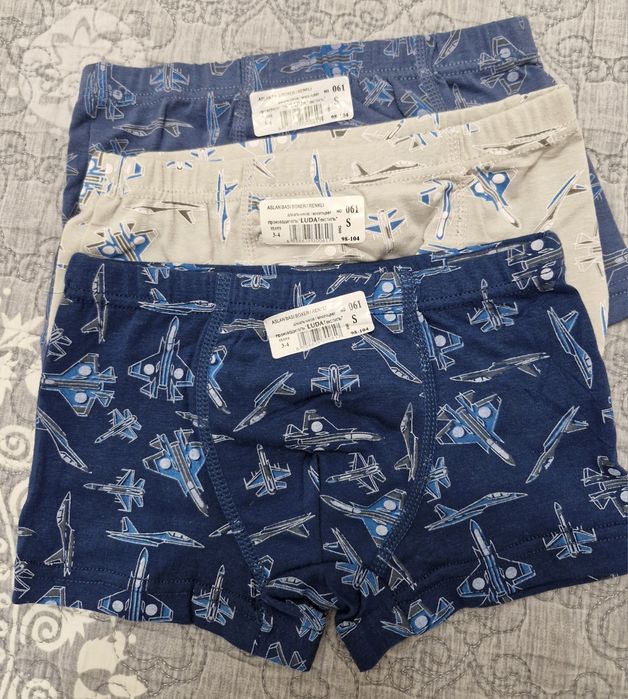 Набор из 3 трусов для мальчика, 3-4 года, размер 98-104