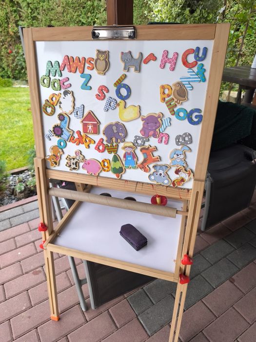 Tablica dwustronna magnetyczna i kredowa