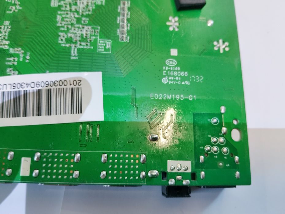 Плата main MS65860-ZC01-01 для kivi 43UK30G с гарантией