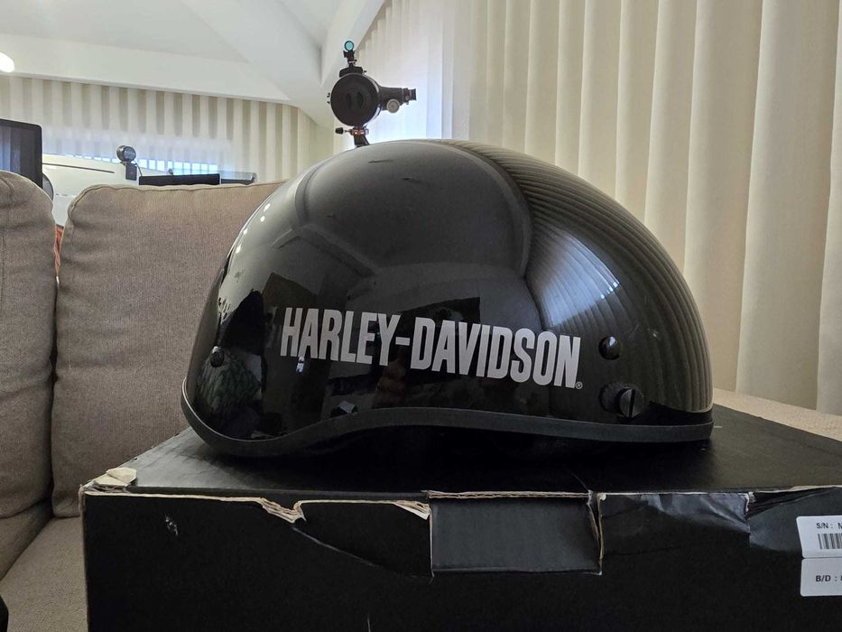 Capacete de motocicleta Harley Davidson como novo