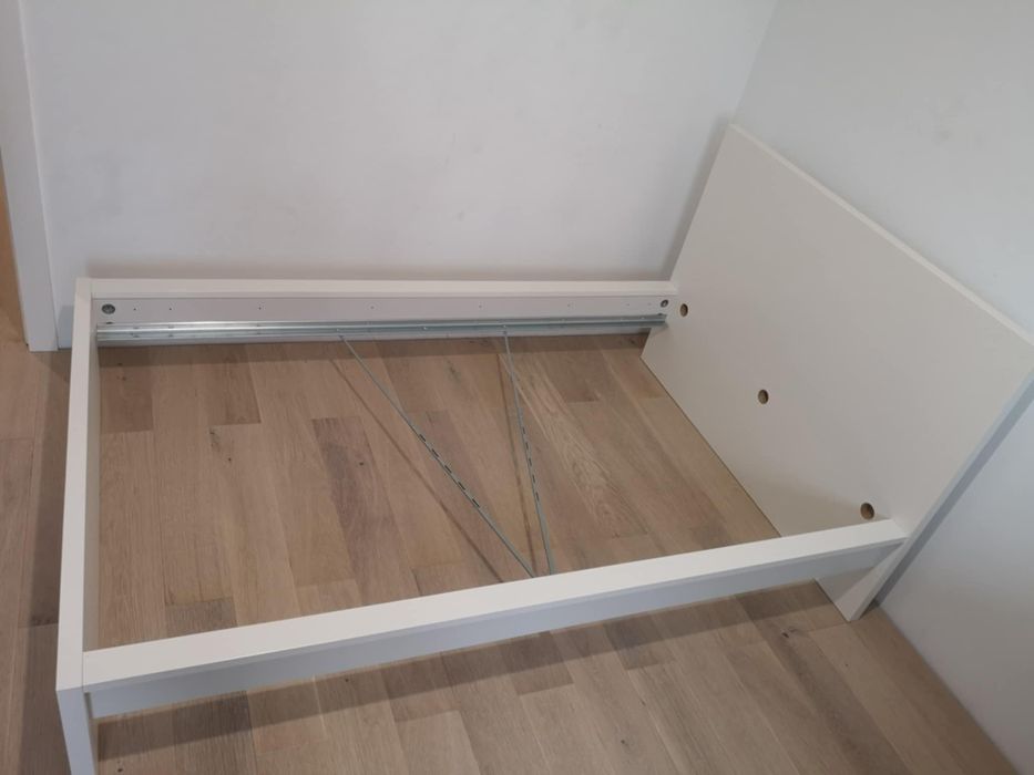 Rama oraz dno łóżka 120x200cm, Wszystko tak jak na zdjęciach. Opis