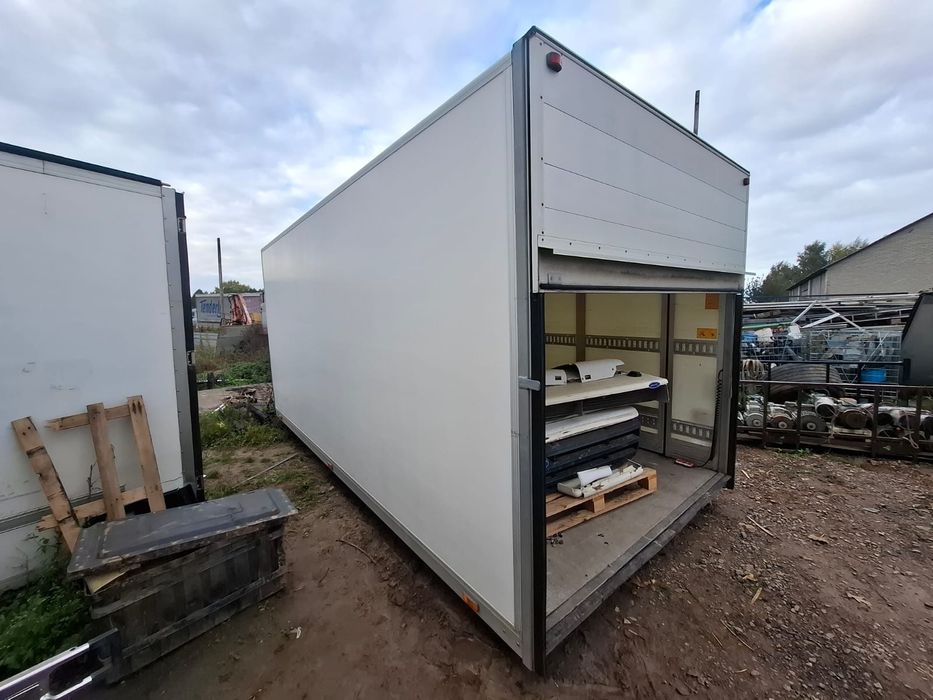 Kontener  5.2m  winda   iveco  mascott