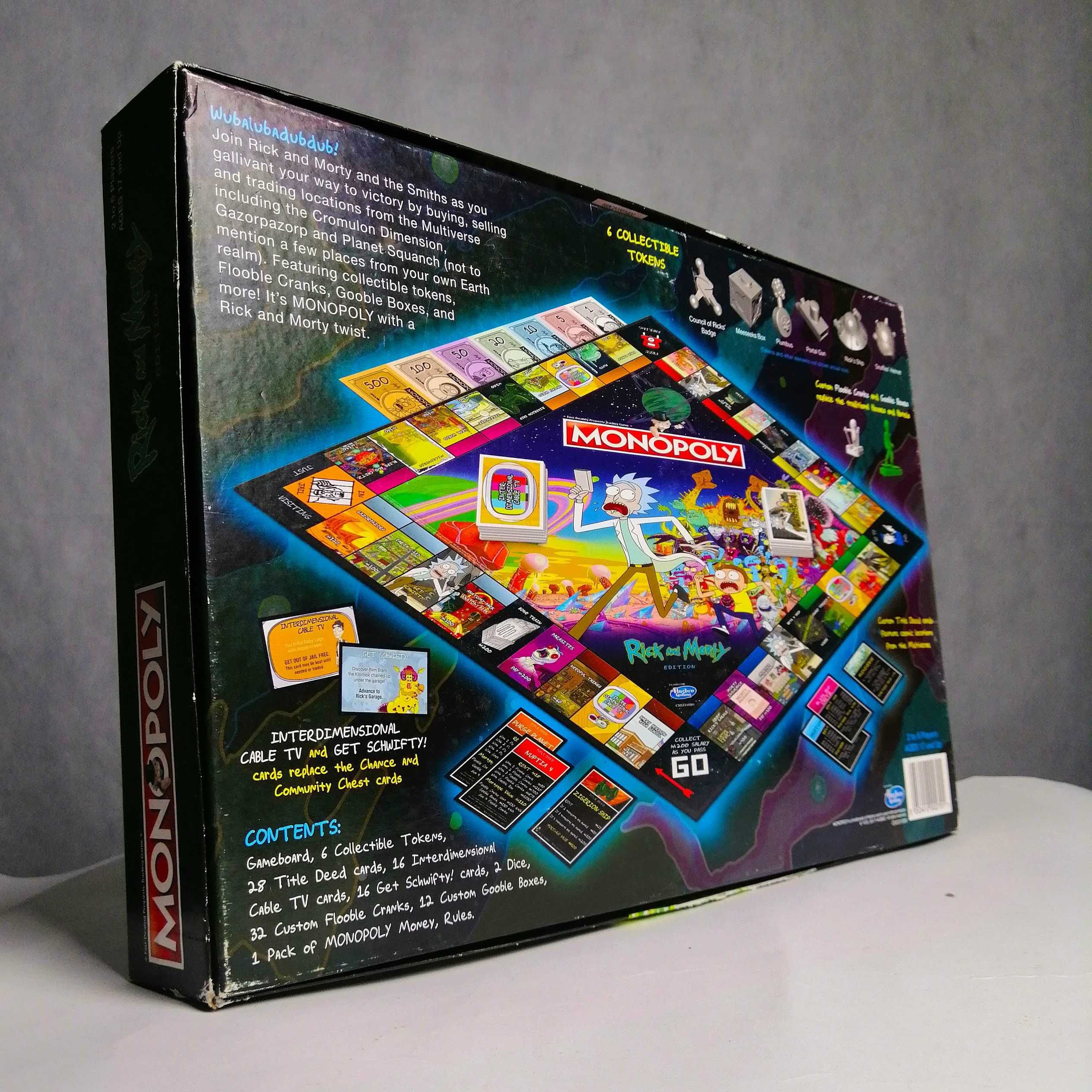Monopoly: Rick & Morty Edition po ANGIELSKU  [gra planszowa, Hasbro]