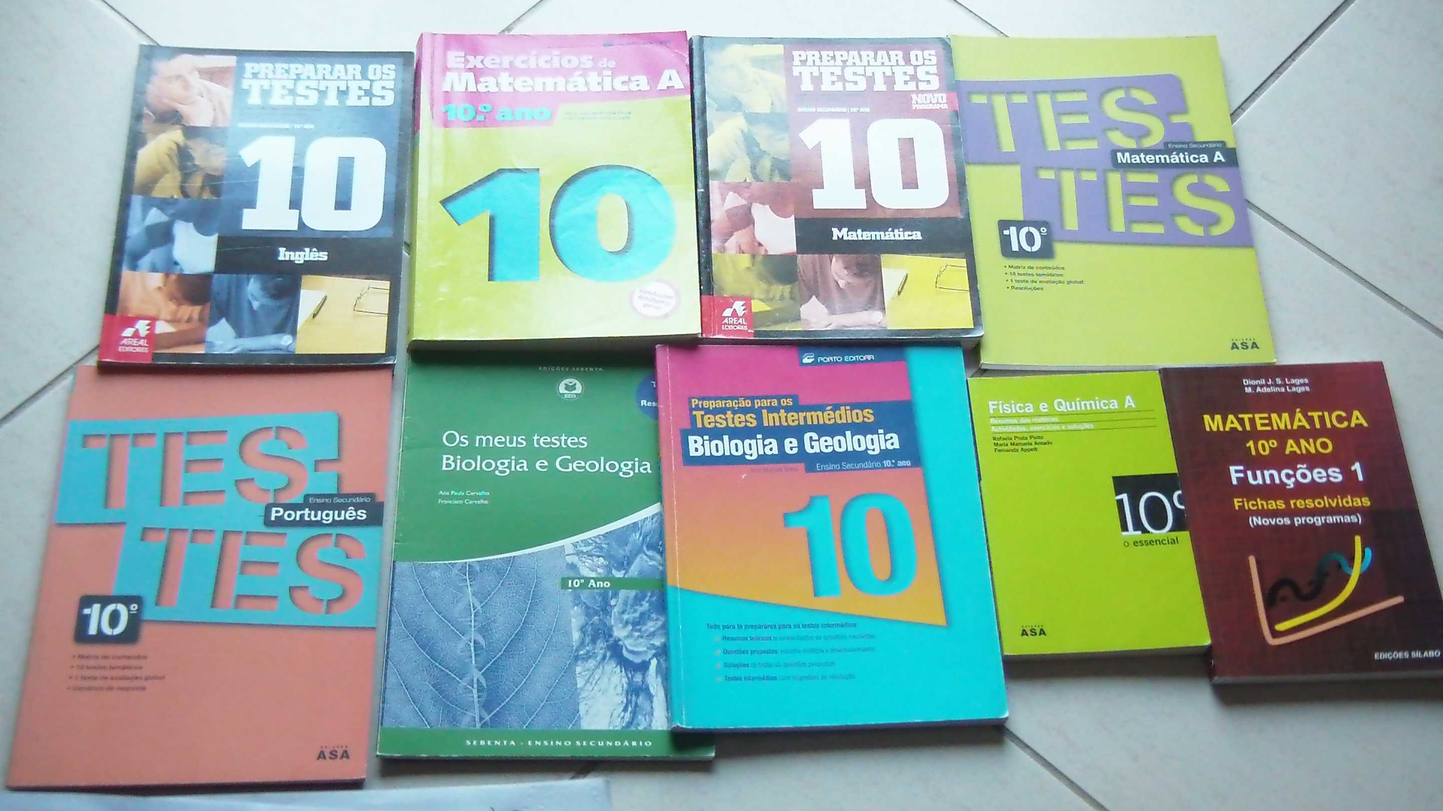 Livros de apoio 10 º ano