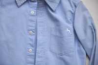 116 H&M Niebieska koszula z hafcikiem i kieszonką r 110