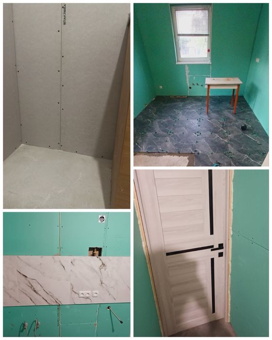 Монтаж гіпсокартону, Гіпсокартоні роботи Гіпсокартоні конструрії