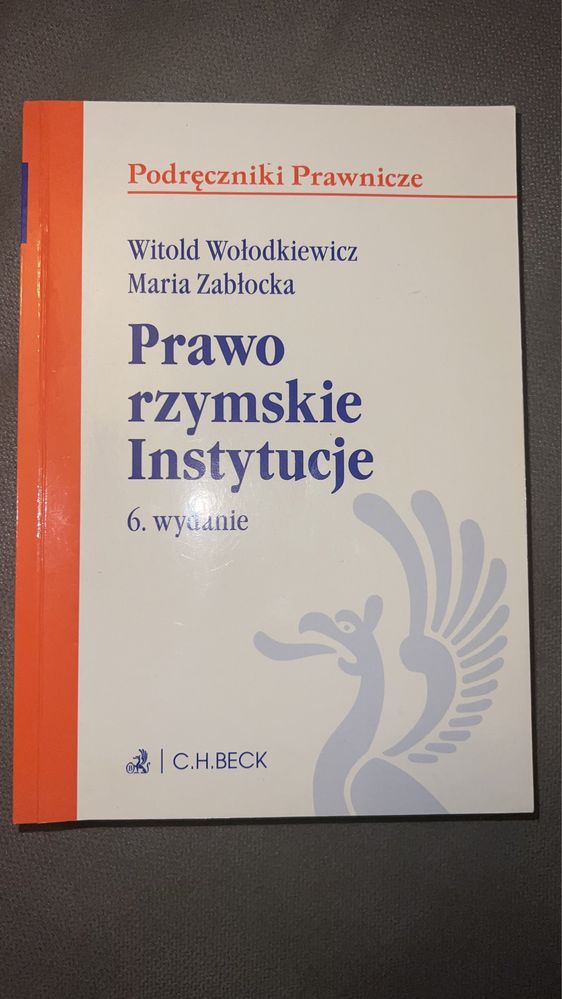 Prawo rzymskie Instytucje 6.wydanie